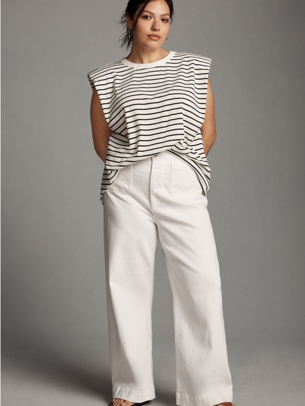 Maeve by Anthropologie Boxy Muscle Tee